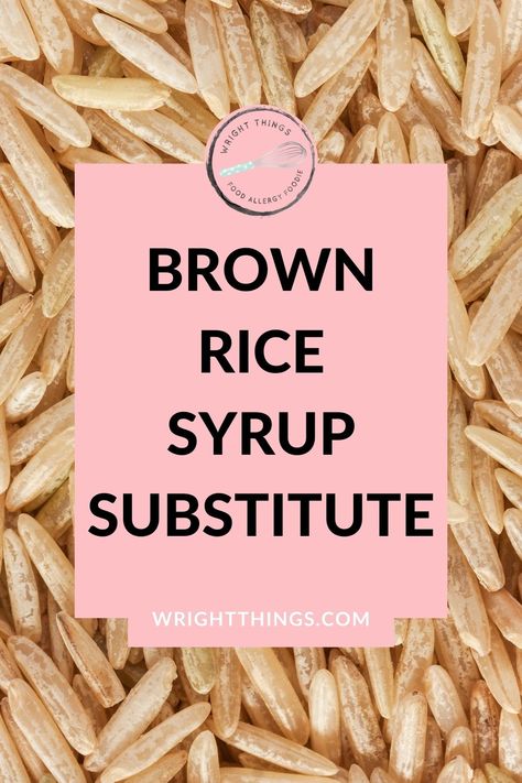 Substitutes for Brown Rice Syrup in Recipes Recipes With Brown Rice, Best Brown Rice, Cough Syrup Recipe, Rice Substitute, Rice Syrup, Cooking Substitutions, Liquid Sugar, Brown Rice Recipes, Liquid Stevia