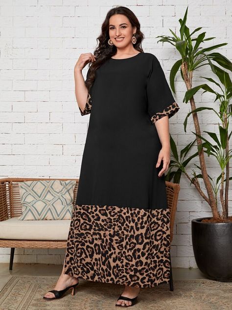 African Maxi Dress Ankara, Pola Rok, Plus Size Black Dresses, Casual Dresses Plus Size, Big Size Dress, Frock Fashion, Plus Size Summer Dresses, Gaun Fashion, African Maxi Dresses