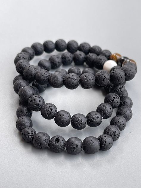 Lava bead bracelet