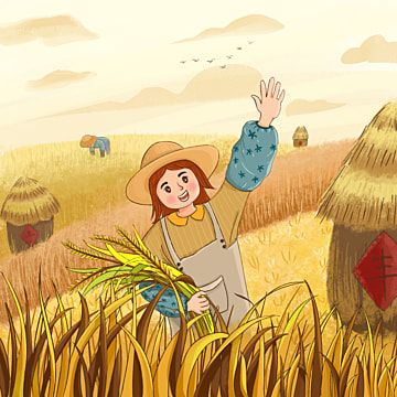 rice,rice,bumper harvest,fall,northeast,ear of rice,paddy,effect element Creative India, Smart Agriculture, Cartoon Landscape, Background Square, Rice Paddy, Rice Field, Art Jokes, Dance Poster, Vascular Plant