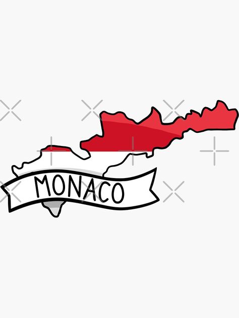 Monaco Flag, Map Sticker, Monaco, Flag, Map, For Sale, Quick Saves