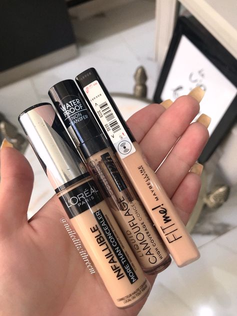 L’oréal Infallible Concealer, Loreal Infallible Concealer, Catrice Concealer, Loreal Concealer, Infallible Concealer, Acne Safe Makeup, The Best Concealer, Maybelline Age Rewind Concealer, Nyx Concealer