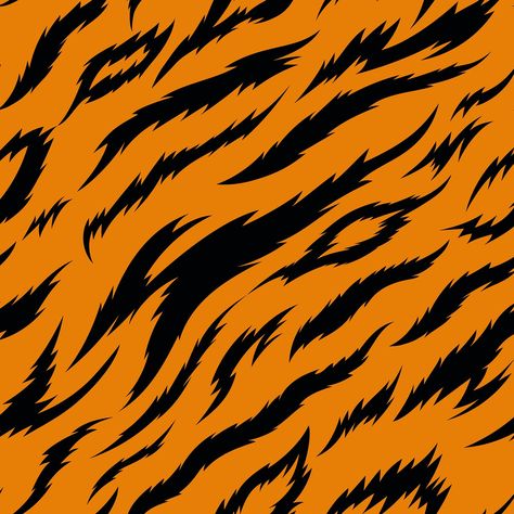 Tiger stripes seamless vector pattern | free image by rawpixel.com / manotang Tiger Pattern Design, Tiger Stripe Tattoo, Motif Vector, Tiger Vector, Tiger Skin, Tattoo Cover, Bengal Tiger, Graphic Wallpaper, Pattern Tattoo