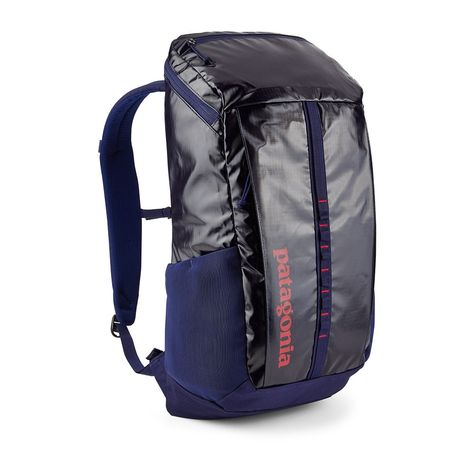 Patagonia Black Hole 25L Review: The Backpack I’ll Never Replace | SELF Patagonia Backpack, Patagonia Black Hole, Patagonia Travel, Backpack Reviews, Purple Backpack, Outdoor Backpacks, Waterproof Backpack, Backpacking Packing, Black Hole