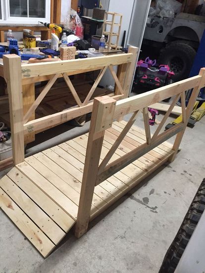 diy wood garden bridge, diy, how to, outdoor furniture, outdoor living, woodworking projects Backyard Bridges, Garden Globes, Safari Theme Party, Wood Garden, Diy Holz, Garden In The Woods, Wooden Garden, Diy Outdoor Furniture, Diy Wood Projects