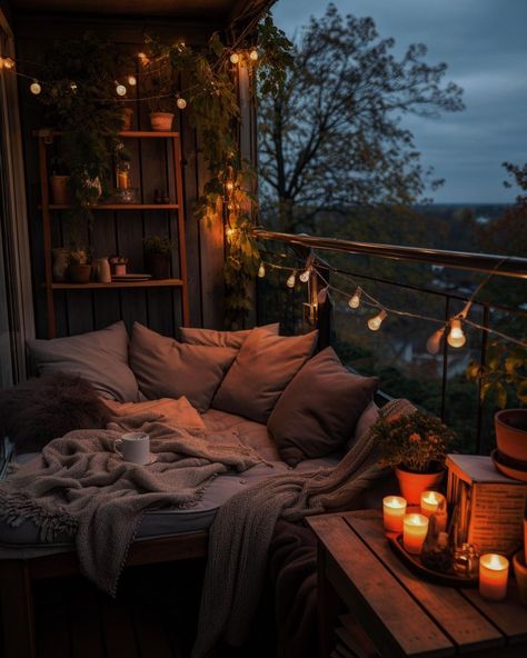 Cozy Home Vibes, Cozy Balcony, Aesthetic Interior Design, Home Decor Apartment, Deco Studio, Home Decor Modern, Patio Interior, Cozy Room Decor, Home Decoration Ideas