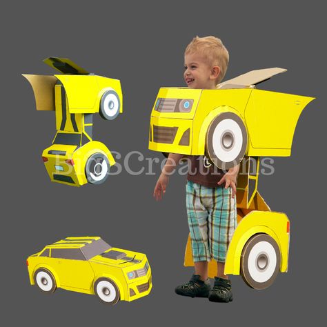 Optimus Prime Costume Kids, Transformers Decorations, Optimus Prime Costume, Car Costume, Transformer Costume, Baby Fan, Transformers Rescue Bots, Paper Toys Template, Princess Theme Party