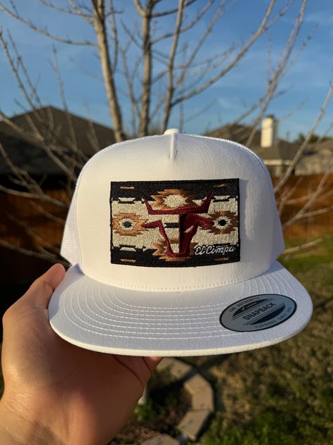 Para todos nosotros que nos gusta la vida de rancho!  For all of us that love the ranch life!  DeRancho adjustable snapback. Premium quality material.  Details:  * Mesh Back * Adjustable Strap * One size fits all Materials:  * 65% Polyester  * 35% Cotton Salty Rodeo Hats, Western Christmas Gifts, Country Boy Gifts, Ranch Hat, Hats Western, Country Hats, Mexican Hat, Western Gifts, Southern Outfits