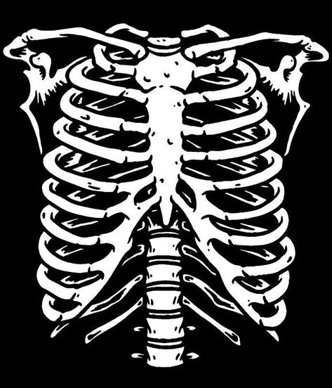 Ribcage Skeleton, Last Minute Halloween Costume, Desain Buklet, Last Minute Halloween, Photographie Portrait Inspiration, Sticker Poster, Graphic Poster Art, Bleach Art, Skeleton Art