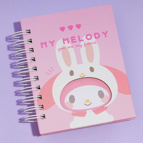 Sanrio Notebook, Cute Spiral Notebooks, Pretty School Supplies, Stationery Obsession, Cute Stationary School Supplies, Hello Kitty Shoes, Cute School Stationary, Stationary School, Cute Stationary