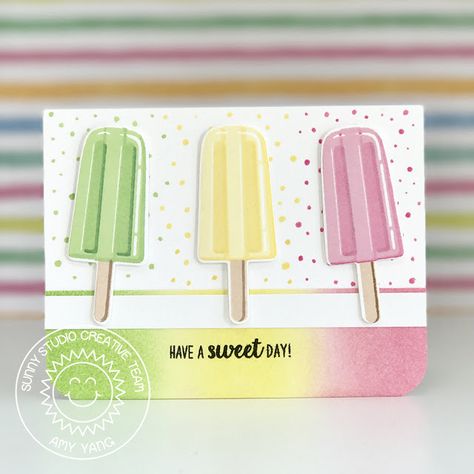 Studio Cards, Sunnies Studios, Summer Cards, Cricut Cards, Sweetest Day, Special Cards, Handmade Birthday Cards, Craft Blog, Card Layout