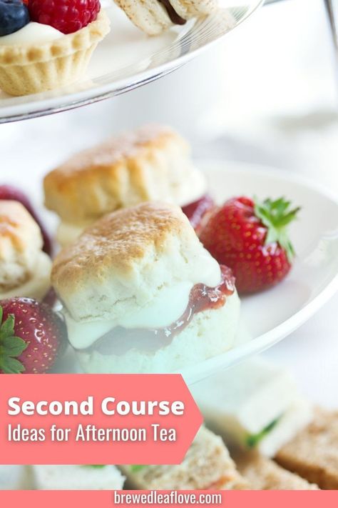 Afternoon Tea Second Course, Buttery Scones, Afternoon Tea Ideas, Afternoon Tea Scones, Tea Scones, High Tea Food, English Afternoon Tea, Afternoon Tea Recipes, Tea Ideas