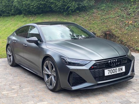 Audi RS7 Daytona matte Audi Grey, Audi Rs7 Sportback, Matte Cars, Audi A5 Sportback, A5 Sportback, Grey Car, Exotic Sports Cars, Audi Rs, Audi A8