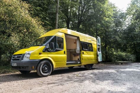 Honeybee - Off Grid 2011 Ford Transit 2 Berth Camper ⋆ Quirky Campers We Bought A House, Quirky Campers, Transit Camper, Bought A House, Emergency Equipment, We Got Married, Family Of 3, Camper Van Conversion, Fresh Water Tank