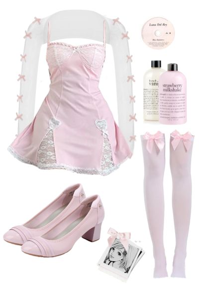 coquette outfit inspo w/ affiliate links attached🎀✨ #coquette #aesthetic #pink #outfit #outfitinspiration #outfitideas #pinkaesthetic Coquette Inspo Outfit, Coquette Core Outfits, Soft Pink Aesthetic Outfits, Pink Theme Outfit, Cocette Aesthetic Outfits, Coquette Aestethic Outfits, Pink Outfits Casual, Croquette Outfits, Couqutte Outfit Ideas