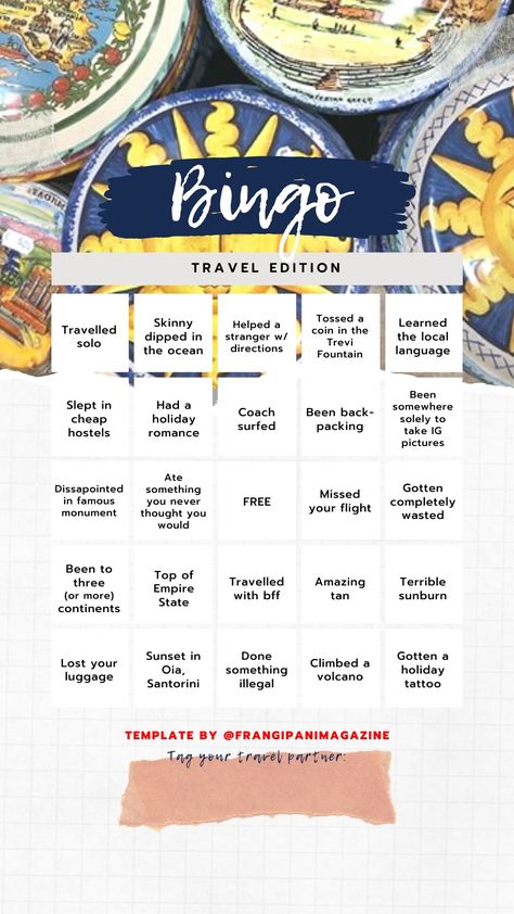 Story template bingo travel! Travel Bingo, Vacation Humor, Cheap Holiday, Story Templates, Post Ideas, Instagram Story Template, Story Template, Travel Agent, Exhibition Design