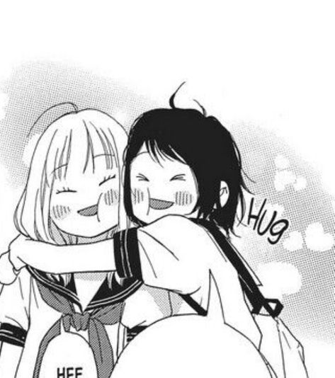 Best Friend Hug, Hugging Drawing, Anime Hug, Friends Hugging, Matching Friend, Anime Wall Art, Ethereal Art, Star Girl, Manga Girl