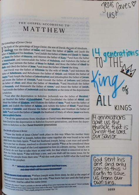 Day 1 of 30: starting in Matthew, ending in John Matthew 1 Bible Notes, Matthew Bible Journaling Chapter 1, Matthew Chapter 1 Bible Study, Matthew 1 Journaling, The Gospel Of Matthew, The Gospel Of John Bible Study Notes, Matthew Bible Journaling Notes, Matthew Bible Notes, Mathew Bible Study Notes