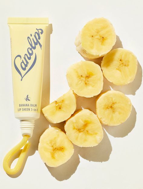 A whipped lanolin + banana lip sheen, for juicy, glowing lips. Banana Balm is an especially creamy, fluffy, super-rich 3-in-1 balm. (1) Lanolin lip conditioner + (2) Lip lustre sheen + (3) lip protectant. With added banana extract for a hit of happy! Gives you soft, hydrated (happy) & glowing lips. 12.5g / .44 oz net wt. Banana Lip Balm, Glowing Lips, Banana Extract, Pretty Lips, Evening Eye Makeup, Happy Fruit, Beautiful Butterfly Photography, Lip Conditioner, Banana Fruit