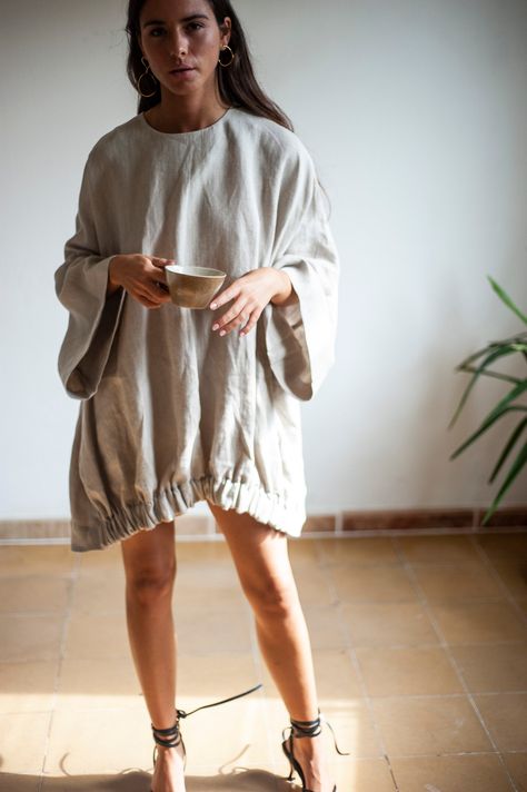 Amy Walker, Minimalist Blouse, Linen Kimono, Shawl Sweater, Linen Fashion, Boho Blouse, Oversized Blouse, Mohair Sweater, Linen Blouse