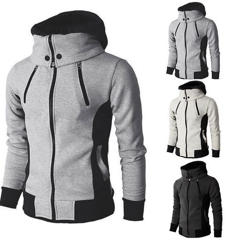 Winter Men Jackets Warm Hooded Thick Parka Coats Men Zipper Sweatshirts Hoodies Description  Feature: 100% Brand new and high quality Style: Fashion,Hot,Casual Size:S,M,L,XL,XXL,3XL Color:grey,beige,dark grey Material:cotton blend Sleeve length:long sleeve Neckline:hooded Pattern:solid Season:winter Garment:Hand washing or machine washing,line dry. Packing:1 X hoodie coat  Note: 1.Due to the light and screen difference, the item's color may be slightly different from the pictures. Please underst Fur Lined Hoodie, Casual Outwear, Black Clothing, Sweatshirt Zipper, Hoodie Coat, Outwear Jackets, Parka Coat, Monster Energy, Zipper Jacket