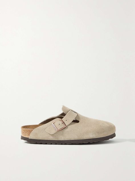 BIRKENSTOCK Boston suede clogs Birkenstock Boston Suede, Boston Clogs, Suede Clogs, Birkenstock Women, Suede Slippers, Birkenstock Boston, Swag Shoes, Fashion People, Birkenstock Shoes