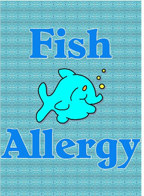 Fish Allergy, Free Posters, Shell Fish, School Hallways, Blog Newsletter, Fishing Signs, Free Poster, Co Workers, School Classroom