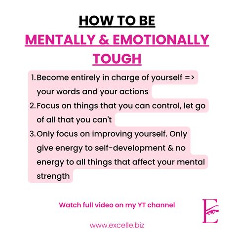 How To Not Have An Attitude, How To Be An Overachiever, How To Become Mentally Tough, How To Become Less Emotional, How To Be Tough, How To Empower Yourself, How To Be More Private, How To Have A Strong Mindset, How To Become Emotionally Strong