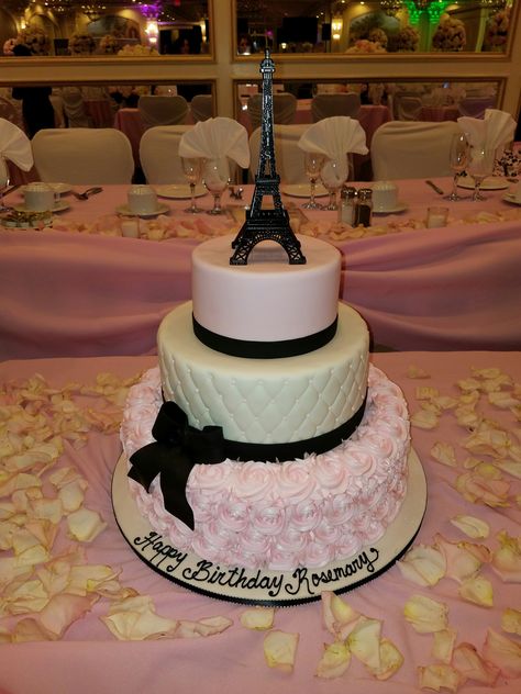 Night in Paris Sweet 16 Cake Night In Paris Sweet 16 Ideas, Night In Paris Theme Party Sweet 16, A Night In Paris Birthday Theme, Paris Themed Birthday Party Sweet 16, Sweet 16 Paris Theme Ideas, Paris Sweet 16 Ideas, Night In Paris Sweet 16, Sweet 16 Paris Theme, Paris Birthday Cakes