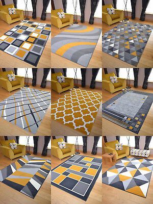 This is a Belgium made rug with a hard wearing yet soft to touch 100% polypropylene pile. It is also moth and stain resistant. There will be no shedding of the pile and the edges are 4 sides whipped to give it that perfect finish. Rugs 3d, Mustard Living Rooms, Grey And Yellow Living Room, 3d Carpet, Yellow Decor Living Room, Rugs Design, Birthday Centerpiece, Living Room Decor Colors, Yellow Living Room