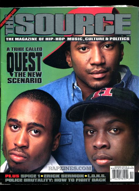 The Source Magazine, Source Magazine, Hip Hop Classics, A Tribe Called Quest, Tribe Called Quest, Real Hip Hop, Hip Hop Art, Neo Soul, Artist Outfit