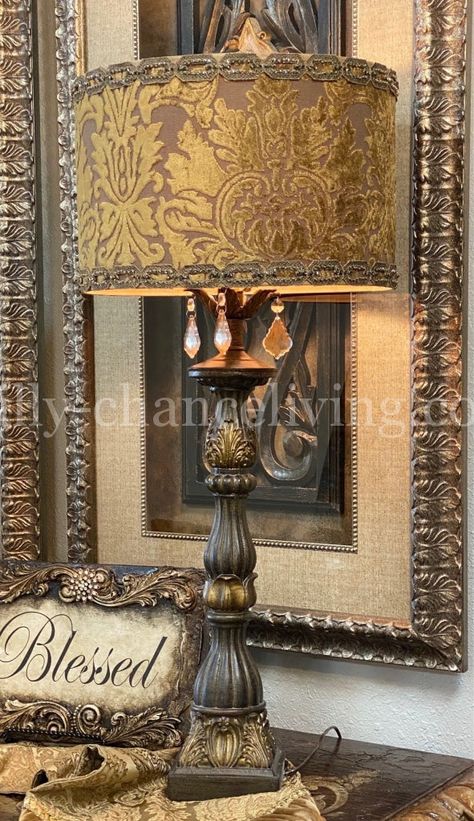 Gallery Designs Lighting – Reilly-Chance Collection Gold Lamp Shade, Gold Lamp Shades, Victorian Table, Accent Lamps, Lamps Floor, Side Lamps, Gold Lamp, Tuscan Decorating, Buffet Lamps