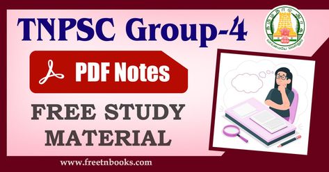 TNPSC Group 4 Study Material Pdf 2024 | Free download Tnpsc Study Notes In Tamil, Tnpsc Group 4 Study Material, Government Notes, General Studies, Annual Planner, Group 4, Study Plan, Study Material, Question Paper