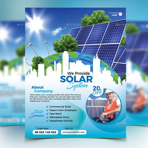 Solar Energy Flyer Design, Solar Ads Design, Solar Panel Flyer, Solar Energy Poster Design, Solar Brochure Design, Solar Panel Poster Design, Solar Flyer Design, Solar Advertisement, Solar Energy Poster