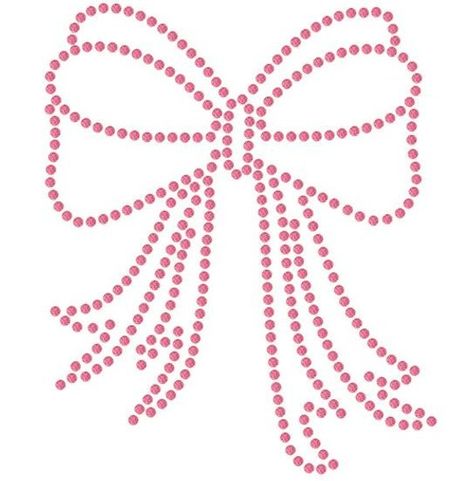 Rhinestone Bow Tshirt Motif SVG Pattern Transter  Instant Download File, Rhinetone Template, Silhoue Bedazzle Patterns, Bedazzled Shirts Diy Rhinestones, Painting With Rhinestones, Bead Embroidery Patterns Templates, Ribbon Pattern, Rhinestone Art Patterns, Rhinestone Patterns, Hot Fix Rhinestone Ideas Diy, Rhinestone Designs Pattern Easy