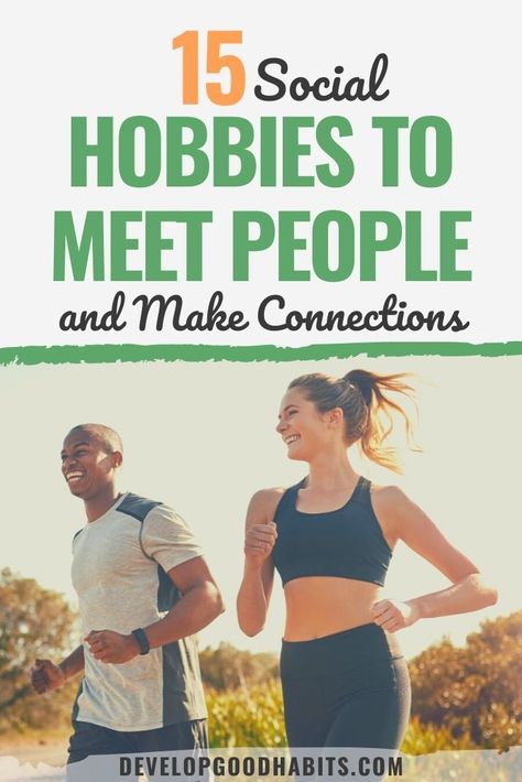 These social hobbies will help you make new friendships by interacting with like-minded adults in your area and connecting with new people. How to meet new friends online | good places to meet up and talk | social hobbies via @HabitChange Examples Of Hobbies, How To Be Friendly With People, Social Hobbies, Make Friends Online, Online Friendship, Hobbies For Adults, Adult Hobbies, New Friendships, Hobbies For Women