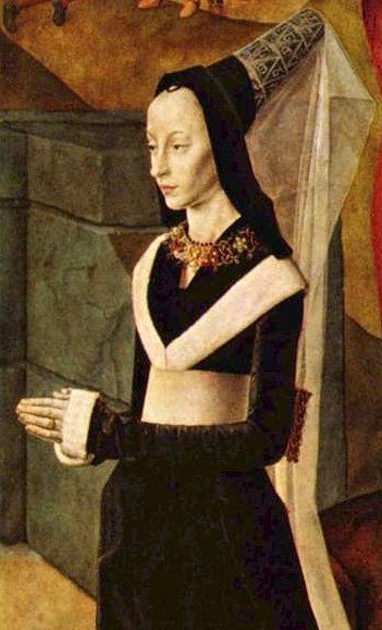 Medieval Cone Shaped Princess Hats Were Inspired by Mongol Warrior Women Robert Campin, Medieval Princess, Princess Hat, Van Eyck, Medieval Woman, Medieval Clothes, Late Middle Ages, Middle Age Fashion, Medieval Clothing