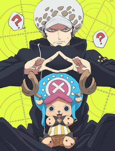 Chopper Law Trafalgar Law Wallpapers, One Piece Chopper, Trafalgar Law, One Piece Drawing, One Piece Images, One Piece Pictures, One Piece Fanart, Manga Anime One Piece, One Piece Luffy