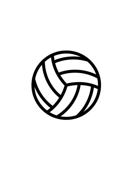 Waterpolo Tattoo Ideas, Netball Drawing, Volley Tattoo, Volleyball Doodles, Volly Ball Drawings, Easy Drawings Volleyball, Simple Volleyball Drawing, Volleyball Vector, Volleyball Drawing