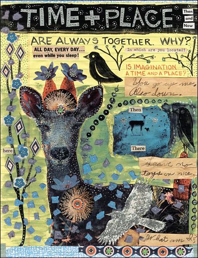 Collage image from 'What It Is' Lynda Barry, Tell Me More, E.t Art, Imaginary Friend, Visual Diary, Mixed Media Art Journaling, Outsider Art, Art Journal Inspiration, Teaching Art