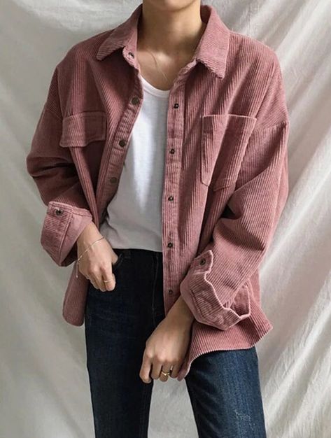 Corduroy Jacket Womens, Pink Corduroy Jacket, Trendy Streetwear, Outwear Coat, Sweatpants Set, Blue Khakis, Activewear Sets, Tracksuit Set, Green And Khaki