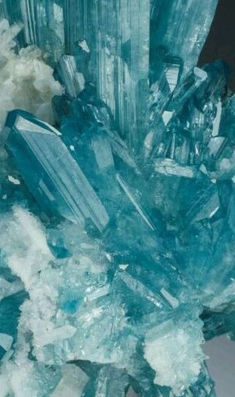 Aquamarine Gemstone Aesthetic, Turquoise Crystal Aesthetic, Aquamarine Stone Aesthetic, Celestial Water, Water Priestess, Cyan Aesthetic, Angelic Style, Rare Colours, Big Crystals