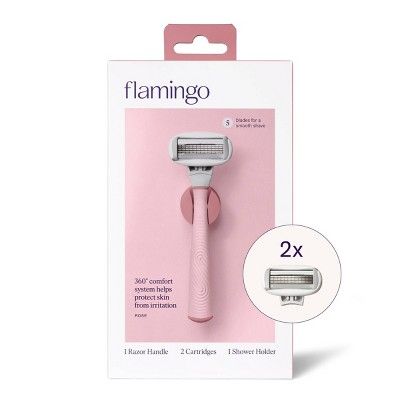 Flamingo Razor, Neutrogena Makeup Remover, Pink Bathroom Decor, Razor Bumps, Razor Burns, Shower Holder, Smooth Shave, Razor Blade, Shaving Razor