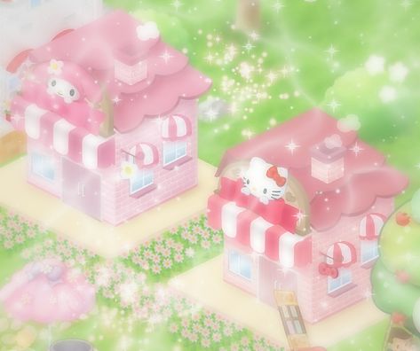 Hello kitty / My melody Aesthetic Sanrio Hello kitty World 2 Regretevator Oc, Sanrio World, My Melody Aesthetic, Hello Kitty World, Melody Aesthetic, Hello Kitty And My Melody, Aesthetic Sanrio, Hello Kitty My Melody, Sanrio Characters