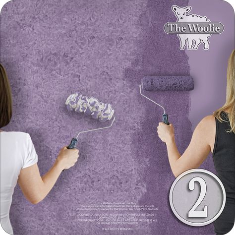 Rag Painting Walls, Easy Paint Techniques Wall, Different Painting Techniques For Walls, Rag Painting Walls Diy, Faux Finish Painting Techniques, Stain Hacks, Rag Painting, Painting Over Paneling, Purple Wall Paint