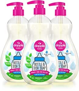 Amazon.com: Dapple Baby, Bottle and Dish Soap Dish Liquid Plant Based Hypoallergenic 1 Pump Included, Packaging May Vary, Fragrance Free, 50.7 Fl Oz (Pack of 3) : Health & Household Cleaning Baby Bottles, Soap Fragrance, Baby Dishes, Clean Bottle, Dishwasher Detergent, Baby Bottle, Liquid Soap, Free Baby Stuff, Fragrance Free