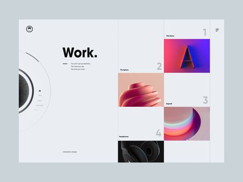 Radial Scroll Bar Interaction by Minh Pham ✪ Cv Website, Ui Portfolio, 블로그 디자인, Design Sites, Scroll Bar, Web Portfolio, Portfolio Website Design, Presentation Layout, Webpage Design