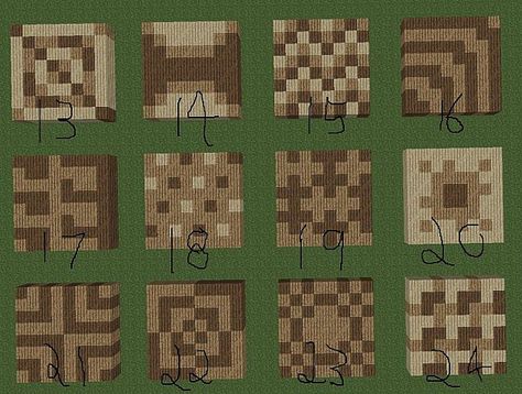 Cool minecraft floor patters! Could really use this for some buildings in my worlds...                                                                                                                                                     More Minecraft Floor Designs, Minecraft Cool, Minecraft Building Guide, Minecraft Decoration, Minecraft Mansion, Minecraft Houses Blueprints, Minecraft Interior Design, Bangunan Minecraft, Floor Designs