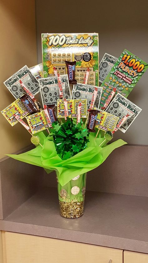 Lottery tree Lottery Tree Ideas Gift Baskets, Lottery Ticket Raffle Ideas, Lotto Raffle Basket Ideas, Lotto Basket Ideas Lottery Tickets, Lotto Tree Ideas, Lottery Ticket Gift Ideas Wedding, Fall Lottery Ticket Basket, Lottery Gift Basket, Lottery Tree Ideas