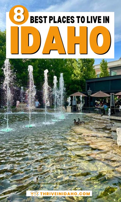 Dreaming of living in Idaho? Discover the best places to live in Idaho with our top picks for amazing locations. From charming small towns to vibrant cities, these spots offer the perfect mix of lifestyle and community. Whether you're looking to move or just curious about the best places in Idaho, check out our guide to find your ideal new home! Living In Idaho, Moving To Idaho, Amazing Locations, Explore Idaho, Idaho Travel, Places To Live, Best Places To Live, Awe Inspiring, Small Towns